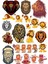 Aslan Sticker Set-11 15 Parça Telefon, Tablet, Defter, Laptop Sticker 1