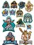Zeus Sticker Set-2 13 Parça Telefon, Tablet, Defter, Laptop Sticker 1