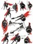 Spartalı Sticker Set 2 20 Parça Telefon, Tablet, Defter, Laptop Sticker 1