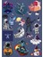 Astronot ve Uzay Sticker Set 6 20 Parça Telefon, Tablet, Defter, Laptop Sticker 1