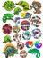 Bukalemun Sticker Set 20 Parça Telefon, Tablet, Defter, Laptop Sticker 1