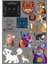 Kediler Sticker Set 7 16 Parça Telefon, Tablet, Defter, Laptop Sticker 1