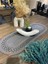 Doğal Hasır ve Desenli Runner 30X80 4