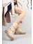 Kar Bot Rugan Nude Topuk Boyu 2 cm 1