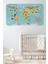 Eğitici Dünya Haritası Dünya Atlası Çocuk ve Bebek Odası Duvar STICKER-3782 1