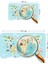 Eğitici Dünya Haritası Dünya Atlası Çocuk ve Bebek Odası Duvar STICKER-3782 3