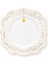 Royal Gold White Beyaz Porselen Pasta Tabağı 17 cm 1