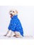 Stars Blue Peluşlu Su Geçirmez Orta-Büyük Irk Köpek Yağmurluğu 2