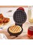 Mini Elektrikli Waffle Makinesi - Kırmızı (Yurt Dışından) 4