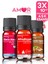 Cosmetics Premium Amor Daha Fazla Aşk Oda Kokusu-Buhurdanlık Yağı Serisi 3X10ML Esansiyel Uçucu Yağ %100 Doğal Afrodizyak Gece Ateşi & Sandal 3'lü Set 1