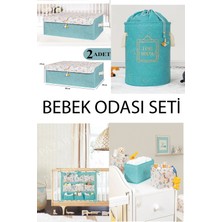 Nisahometeks Bebek Odası Seti 4 Adet  7 Parça