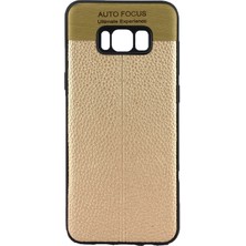 Fitcase Samsung S8 Plus (G955) Auto Focus Silikon Arka Kapak Gold