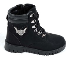 Moda Ayakkabı23 Moda Ayakkabı 670 Tiwingo Siyah Kız Çocuk Bot