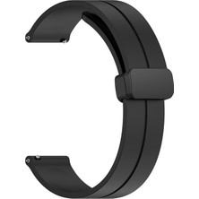 Forzacase Huawei Watch Gt 2e Için Manyetik Tokalı 22MM Silikon Kordon Kayış - FC144