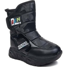 Moda Ayakkabı 9075 Siyah Kız Çocuk Bot