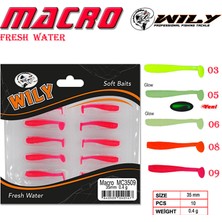 Balıkmarketim Wily Macro Lrf Silikon Yem 3.5 cm 0.4 gr