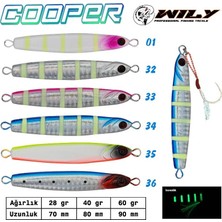 Balıkmarketim Wily Cooper Jig 28 gr 70 mm