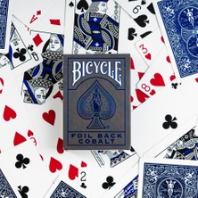 Bicycle  Foil  Metalluxe   Oyun  Kartı-mavi deste