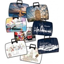 Abka Desenli Proje Çantası 38 x 55 cm