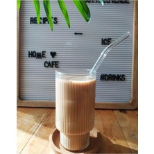 Royaleks 400 ml Isıya Dayanıklı Borosilikat Origami Stil Bardak - Borosilikat Bardak 1 Adet