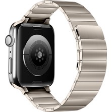 Nezih Case Watch Seri 5/6/7/8/9/se 38/40/41mm Seri 10 42 / Seri 11 42mm Uyumlu Ayarlanabilir Metal Baklalı Magnetli Kordon