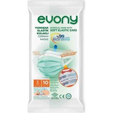 EVONY Herşey Fırsat Evony Cerahi Maske 10'lu 24 Paket 240 Adet Maske