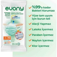 EVONY Herşey Fırsat Evony Cerahi Maske 10'lu 24 Paket 240 Adet Maske