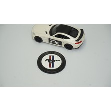 Dk Mustang 2.3t GT500 Siyah Beyaz Metal Bagaj Logo Arma Amblem