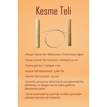 Acuto Ebeşuar Seti 5'li Kil Şekillendirme Seti Seramik Seti Çamur Kesme Teli Çelik Tel