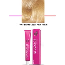 Night Shop Premium 10.03 Ekstra Doğal Altın Platin - Kalıcı Krem Saç Boyası 50 G Tüp