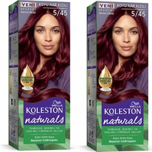 Night Shop Naturals Saç Boyası Koyu Nar Kızılı 5/45 2x Paket