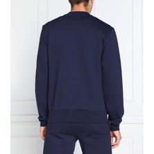 Lacoste Lacivert Klasik Fit Erkek Bisiklet Yaka Sweatshirt