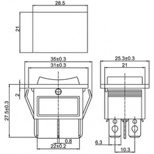 Adam Anten Sunroof Cam Düğmesi 1-0-2 Yaylı Oklu Anahtar 12V-220V