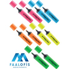 Edding 344 Fosforlu Kalem Karışık Renk 10 Adet