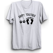 The Fame Happy Together, Birlikte Mutluyuz, Pati ve Ayak, Paw, Cat, Dog Tişört