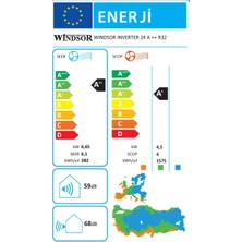 Windsor A++ 24000 BTU Inverter Duvar Tipi Klima