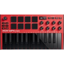 Akai MPKMINI 3 Kırmızı MIDI Klavye