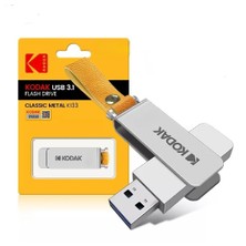 Kodak K133 256Gb Yüksek Hızlı 3.1 USB Flash Bellek Dönüştürücü Hediye Metal Orjinal Sağlam