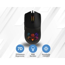 Jedel GM1320 Rgb Işıklı Kablolu Gamer Mouse