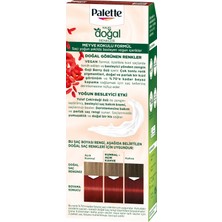 Palette Kalıcı Doğal Renkler 6-88 Ateş Kızılı Saç Boyası Goji Berry Özü & Yulaf Çekirdeği Özü ile