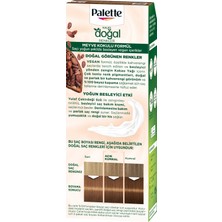 Palette Kalıcı Doğal Renkler 7-60 Fındık Kahve  Saç Boyası Kakao Yağı & Yulaf Çekirdeği Özü ile