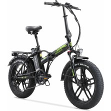 Arora Belgrad Katlanır Elektrikli Bisiklet Siyah