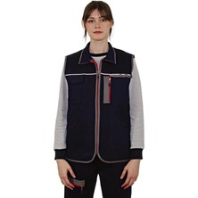 Persmont GY04K Unisex Fermuarlı Gabardin Kışlık Yelek