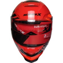 Scoyco X507 Güneş Vizörlü Kapalı Kask