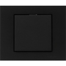 9 Adet Ovivo Grano Siyah Tekli Anahtar Çerçeve Dahildir 9'lu