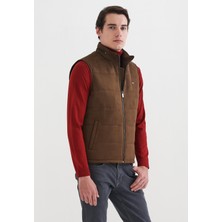 Pierre Cardin Erkek Suni Deri Yelek