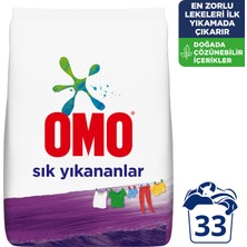 Omo Toz Çamaşır Deterjanı Sık Yıkananlar Leke Çıkarıcı 5 Kg