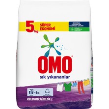 Omo Toz Çamaşır Deterjanı Sık Yıkananlar Leke Çıkarıcı 5 Kg