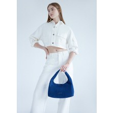 Mavi Mavi Logo Detaylı Denim El Çantası 1912061-83594