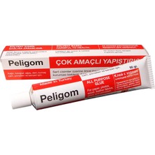 Peligom Pelikan Peligom Kuvvetli Sıvı Yapıştırıcı 90 gr Metal Tüp 5 Li Paket